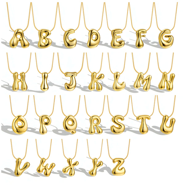 Bubble Initial Nyaklánc