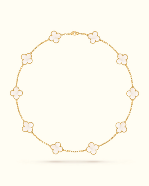 10 Motif Clover Nyaklánc