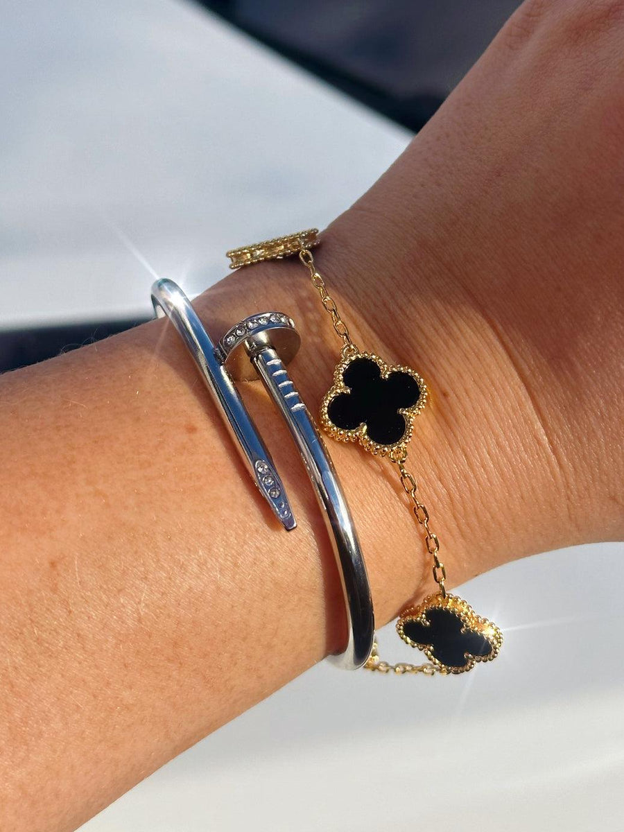 Iced Nail Bangle