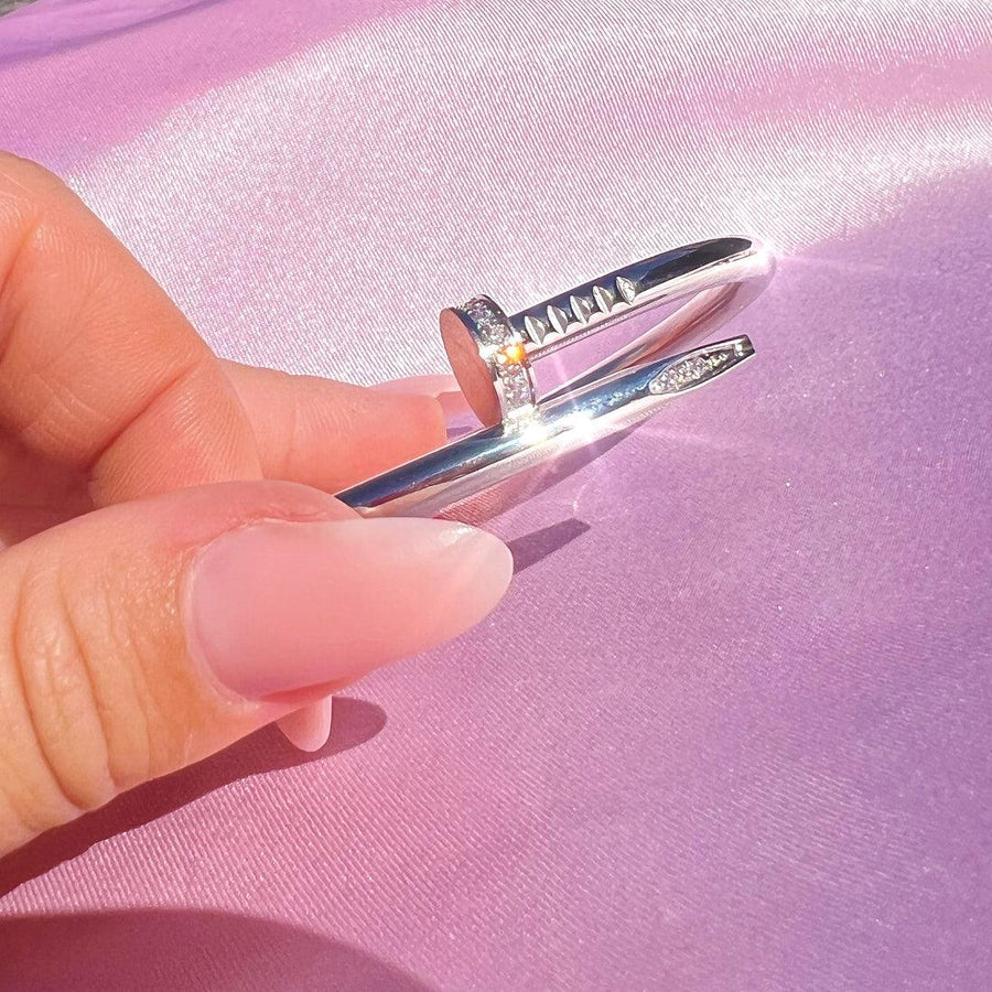 Iced Nail Bangle