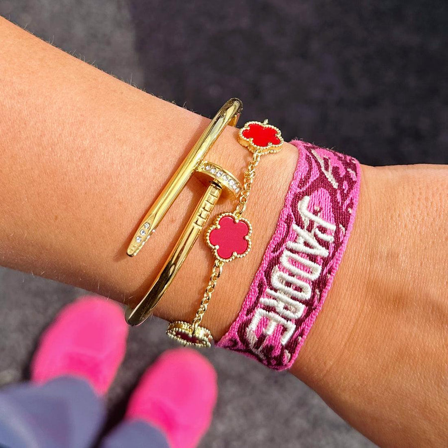 Iced Nail Bangle