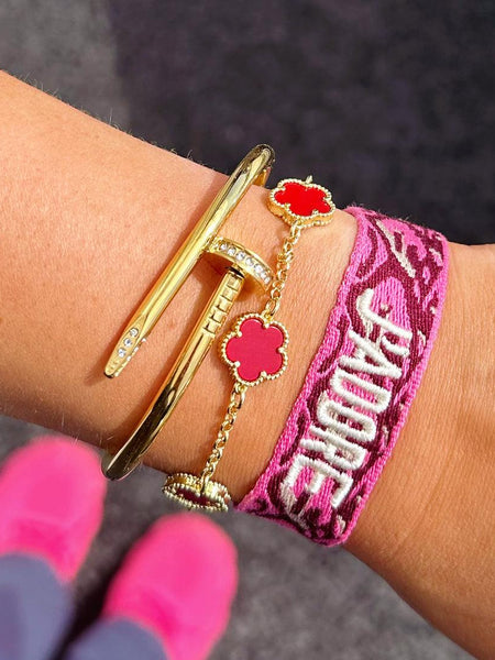 Iced Nail Bangle