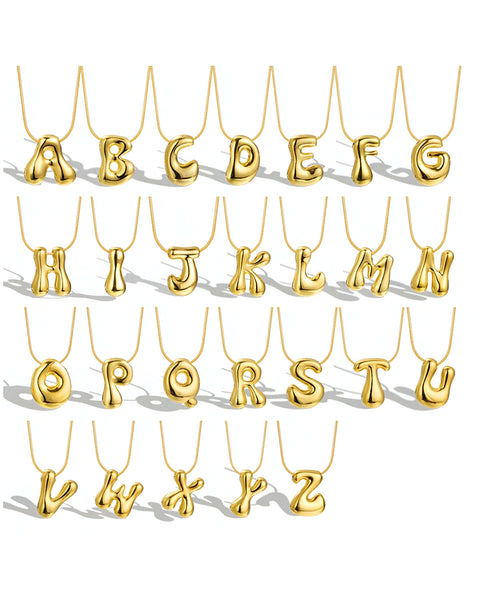 Bubble Initial Nyaklánc