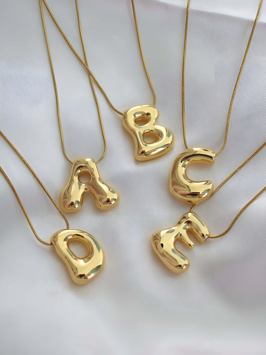 Bubble Initial Nyaklánc