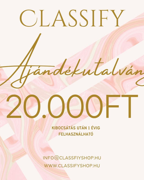 Classify Ajándékutalvány